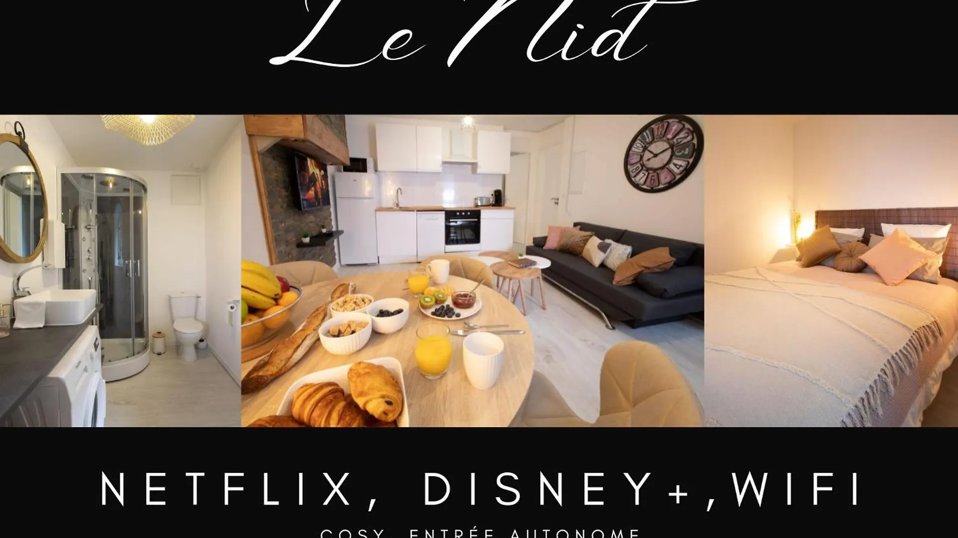 וילפראנש-דה-רוארג Le Nid 3 Etoiles Wifi, Netflix, Disney, Coeur De Bastide 0*,